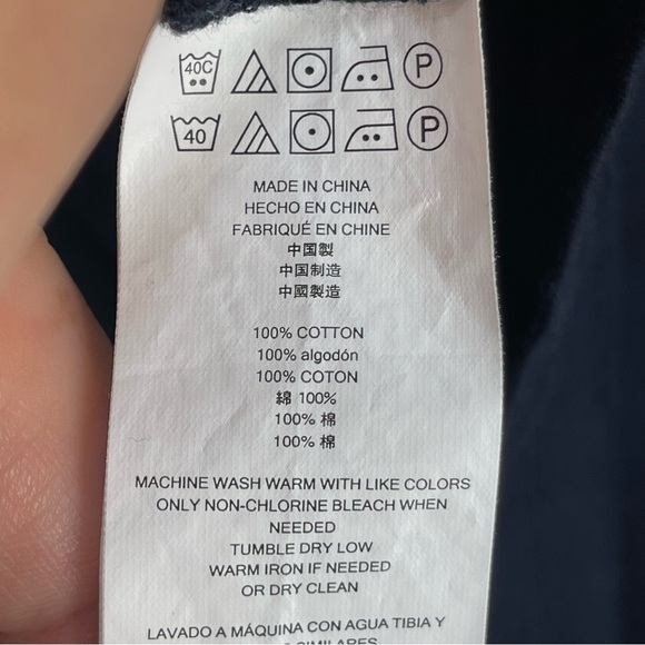 Michael Kors Mens Medium Pima Cotton Polo Shirt Blue Short Sleeve Pullover M - Picture 5 of 7